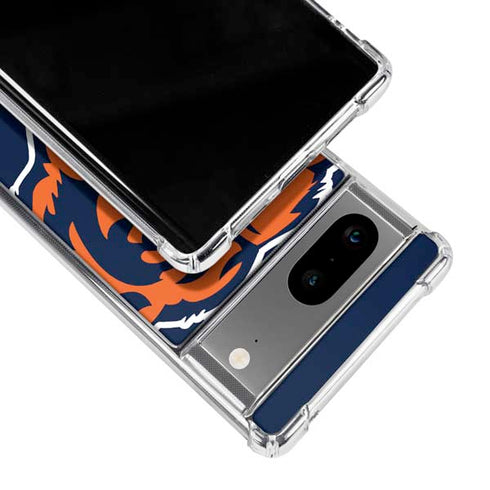 NFL Chicago Bears Large Logo Google Pixel 7a Clear Case